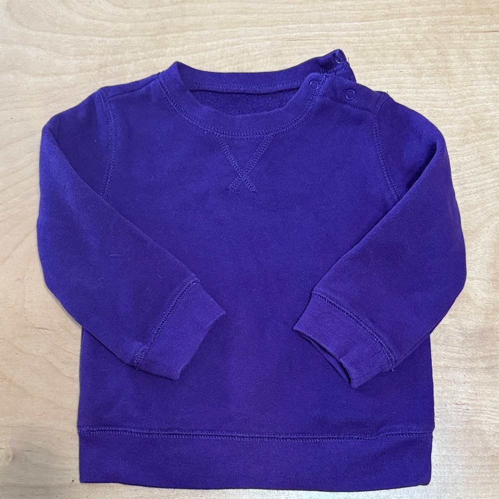 Primary Purple Baby Sweatshirt